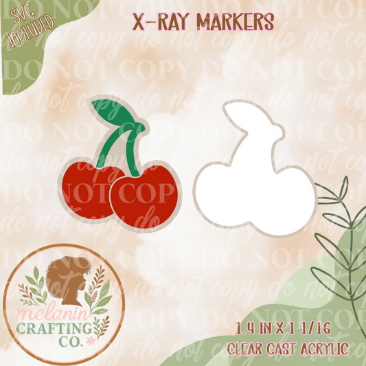 Cherry X-Ray Markers (UV Dtf Included)