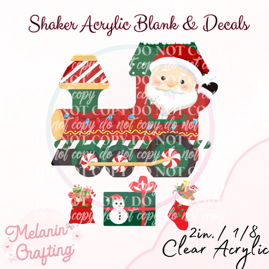 Santa Train Shaker Kit
