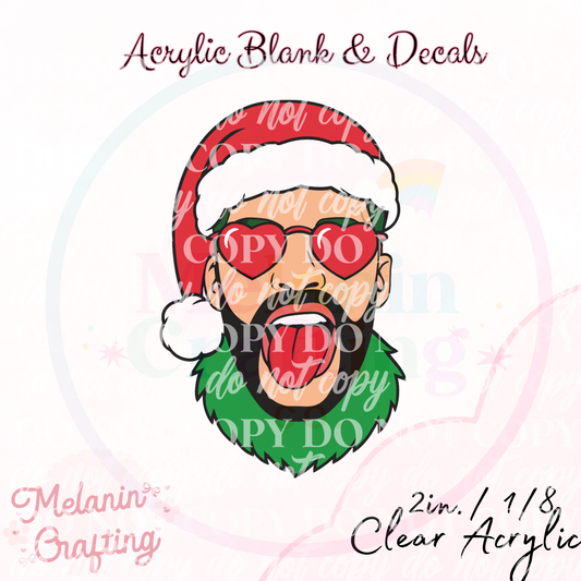 Jolly Bad Bunny Acrylic Blank & Decal Set