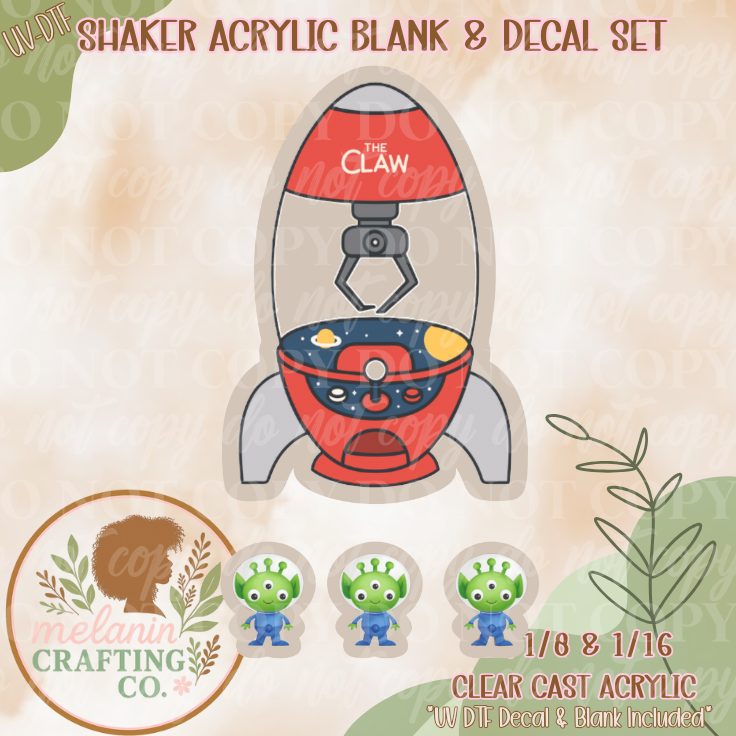 The Clawww  UV Dtf Shaker Set