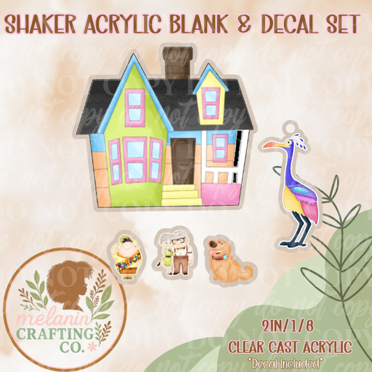 Balloon House  Shaker Set (Charm Included)
