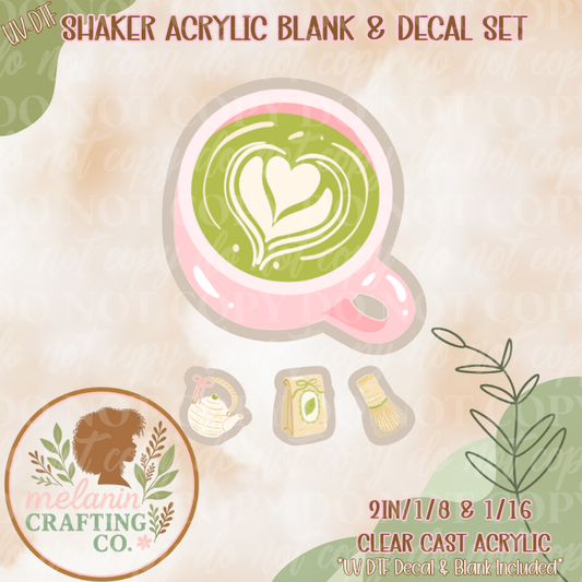 Matcha Love UV Dtf Shaker Set