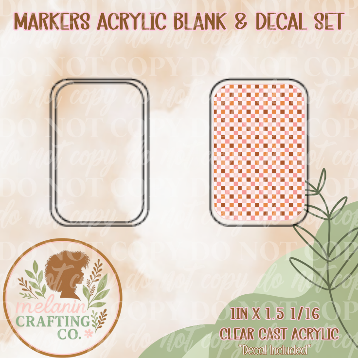 Checkered X-Ray Markers  Decal Included)