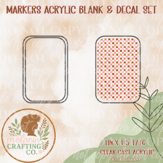 Checkered X-Ray Markers  Decal Included)