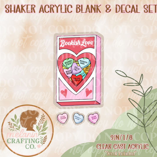 Bookish Of Love Candy Shaker Set