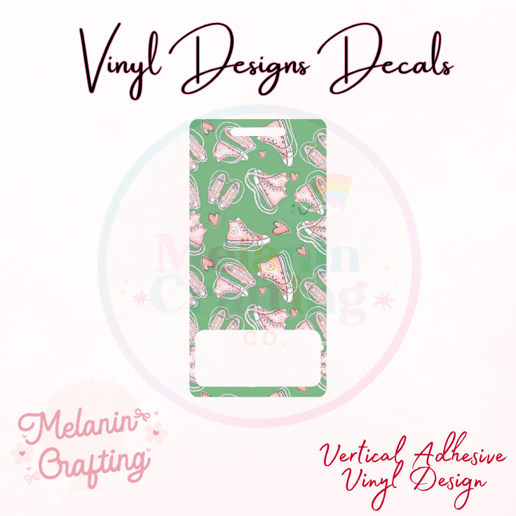OH SO PRETTY Vertical Vinyl Decal