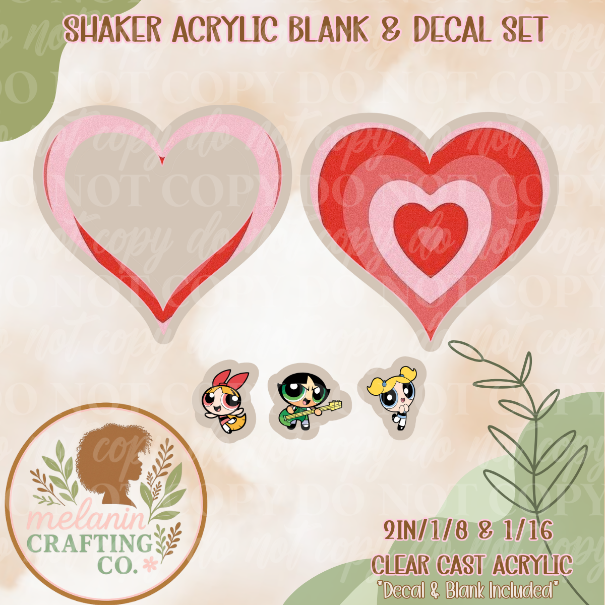 PPG Heart Shaker Set