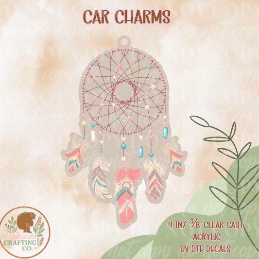 Dream Catcher Car Charm