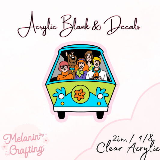 Mystery Van Acrylic Blank & Decal Set