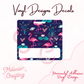 Flamingo Horizontal Vinyl Decal