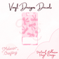 Pink Coquette Vertical Vinyl Decal