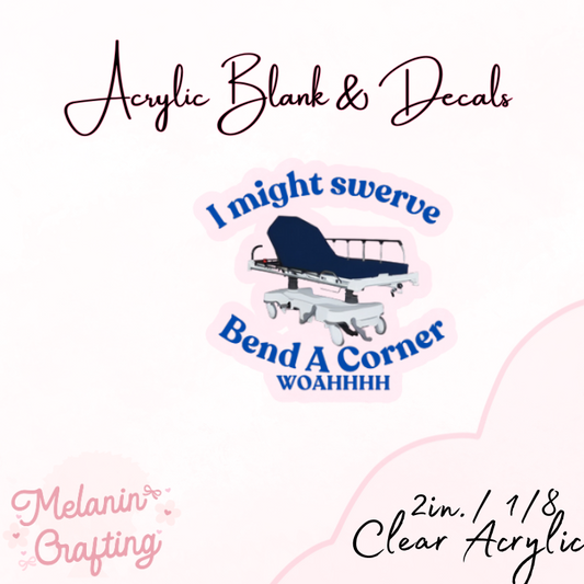Stretcher Driver Acrylic Blank & Decal Set