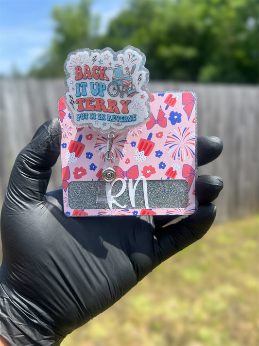 Back It Up Terry Badge Set