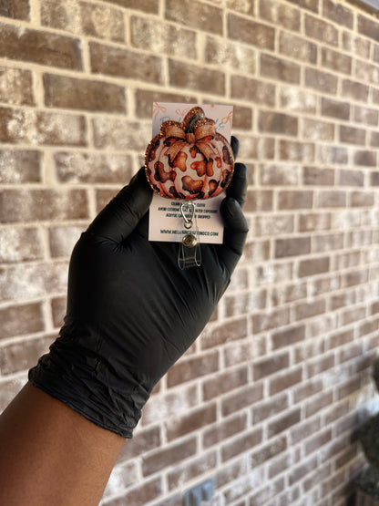 Country Cowprint Pumpkin