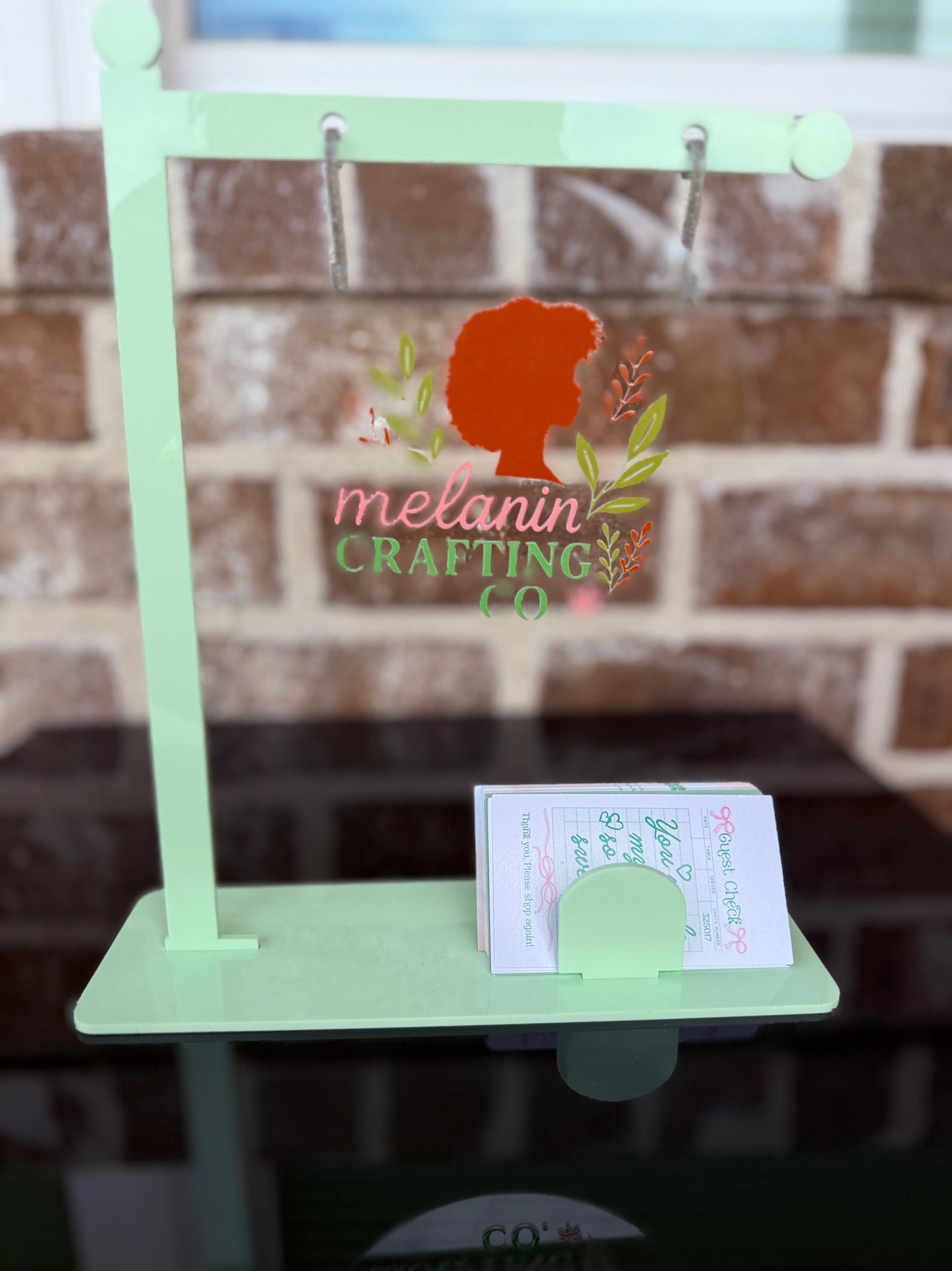 Table Stand & Business Card Holder