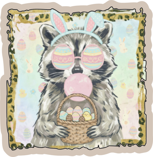 Feral Leopard Easter Acrylic Blank & Decal Set