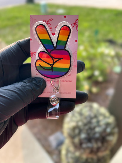Pride Peace Sign