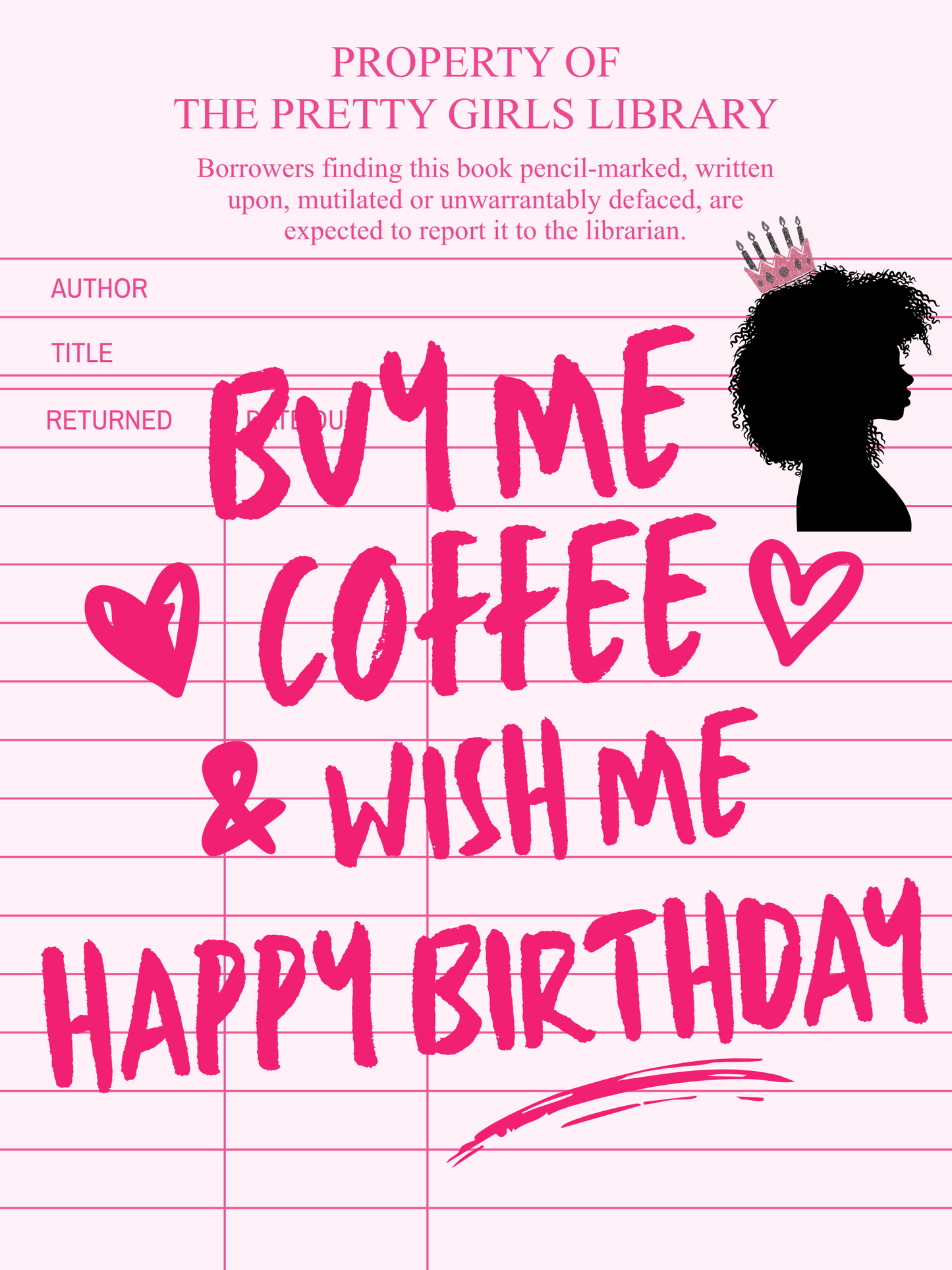 Buy Me Coffee For My Birthday