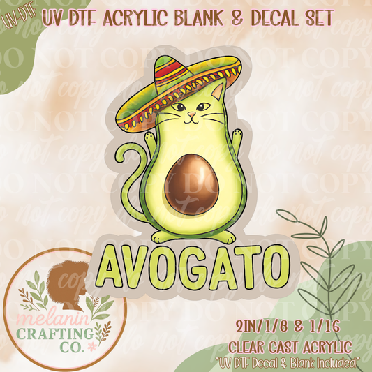 Avogato UV DTF Acrylic Blank Set