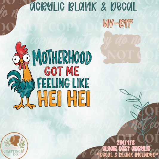 Hei Hei UV DTF Acrylic Blank Set