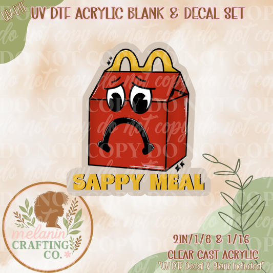 Sappy Meal UV DTF Acrylic Blank Set