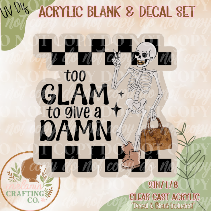 Too Glam UV DTF Acrylic Blank Set