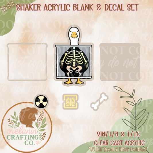 Radiologist Goose UV Dtf Shaker Set