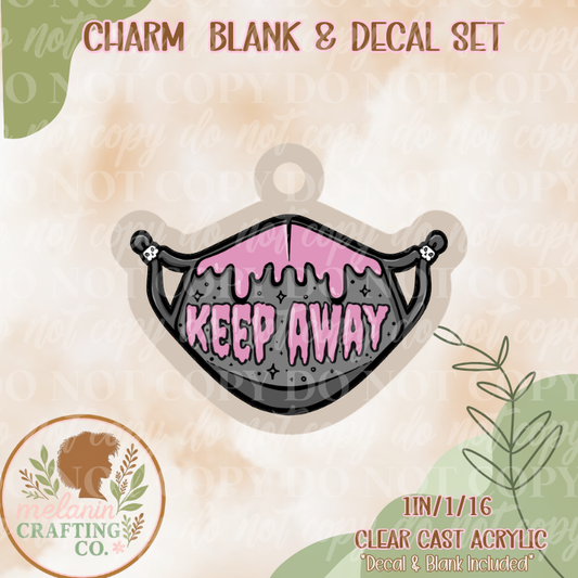 Face Mask Charm & Decal Set
