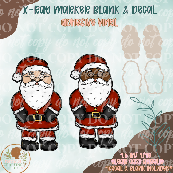 Santa Xray Shaker X-Ray Markers (Decal Included)
