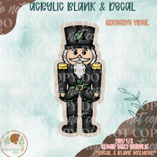 Creepmas Nutcracker Acrylic Blank & Decal Set