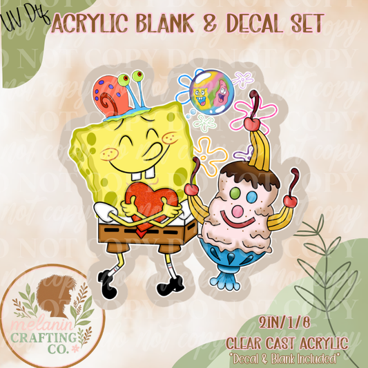 Sundae Goober UV DTF Acrylic Blank Set