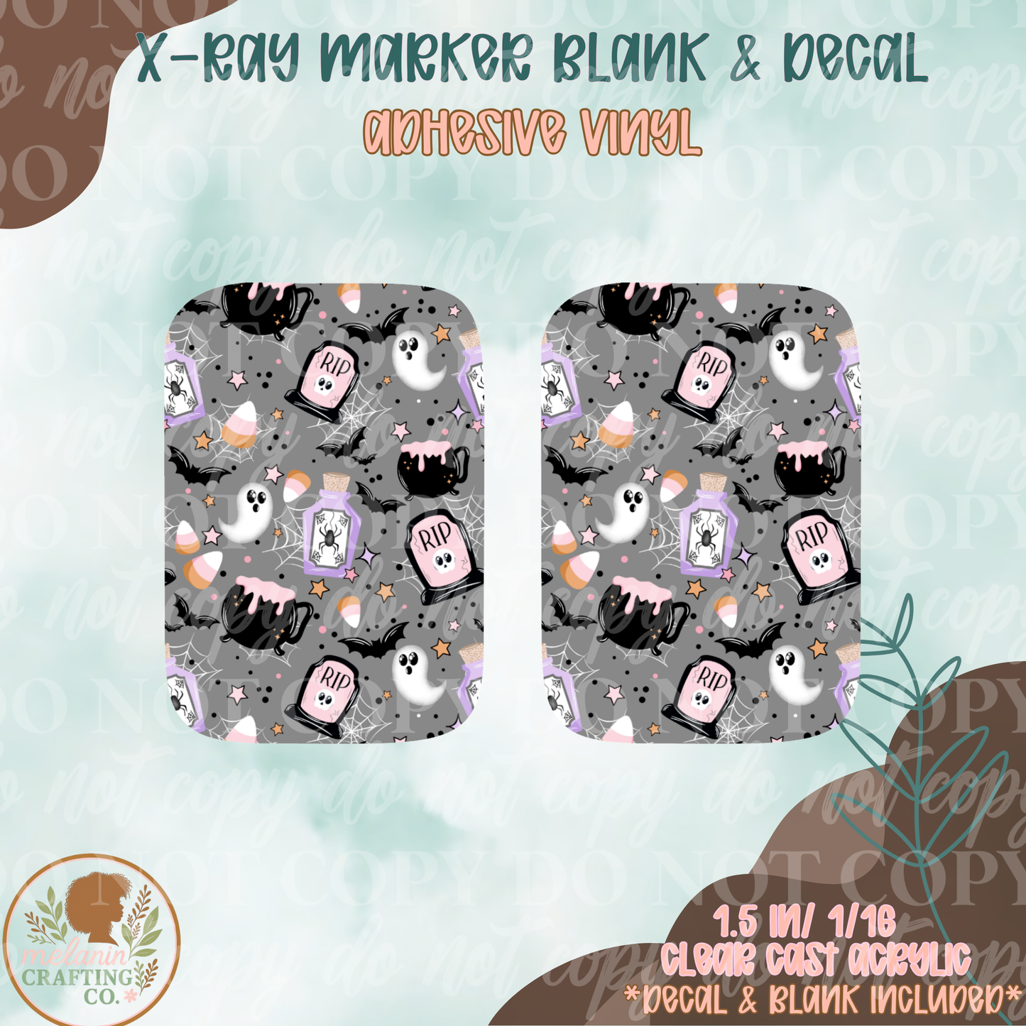 Pastel Hocus Pocus Xray Markers (Decal Included)