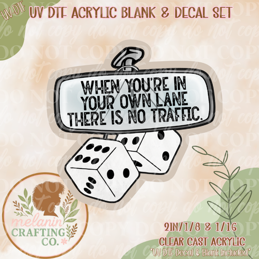 Own Lane UV Dtf Acrylic Blank Set