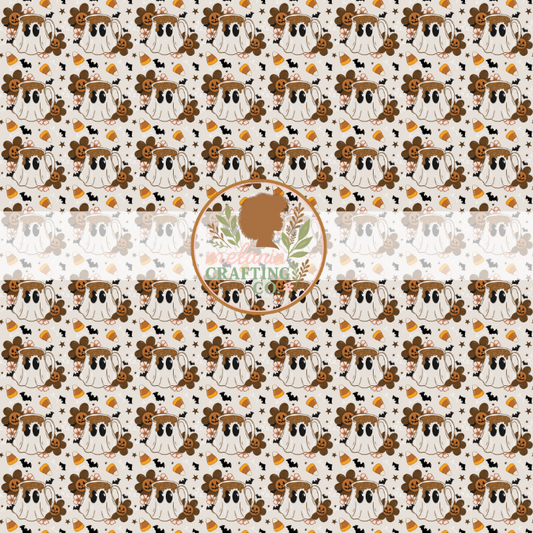 Spooky Coffee 12x12 Adhesive Vinyl