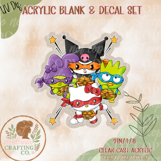 HK & Friends UV DTF Acrylic Blank Set