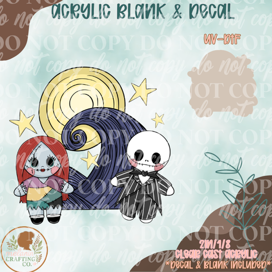 NB Plushie UV DTF Acrylic Blank Set