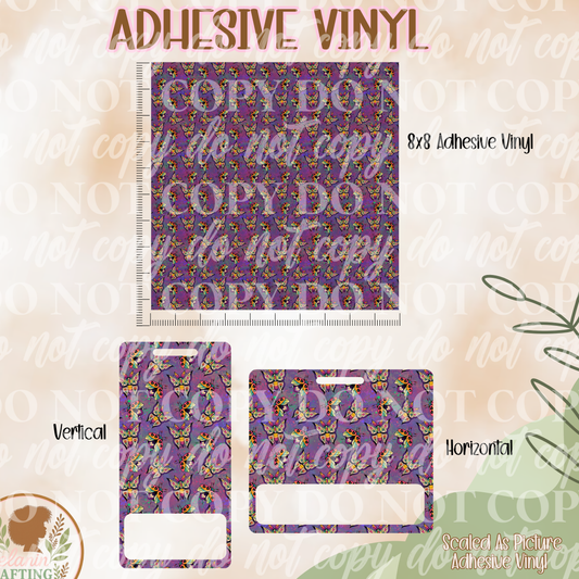 Dark Butterflies Adhesive Vinyl
