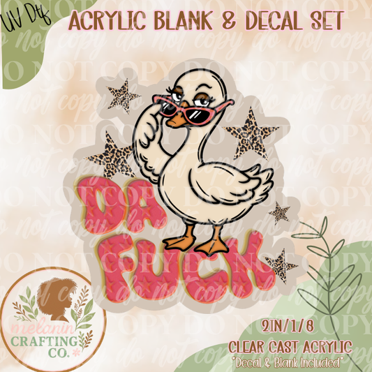 Da Duck UV DTF Acrylic Blank Set