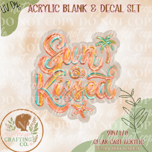 Sun Kissed UV Dtf Acrylic Blank Set