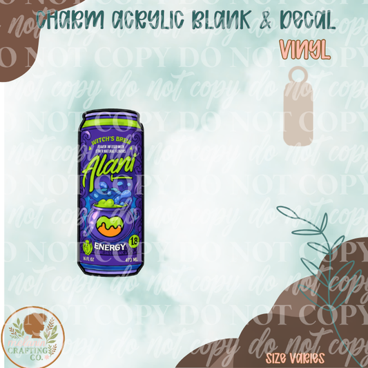 Witch Brew Charm & Decal Set