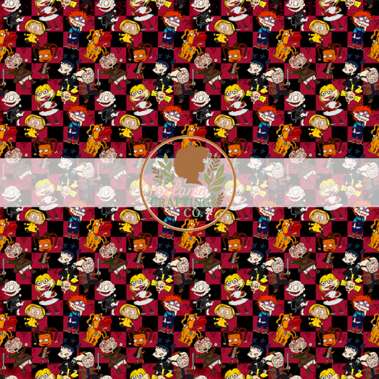 Horror Doll 12x12 Adhesive Vinyl
