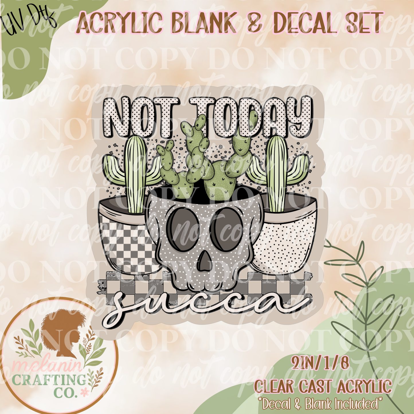 Succa UV Dtf Acrylic Blank Set