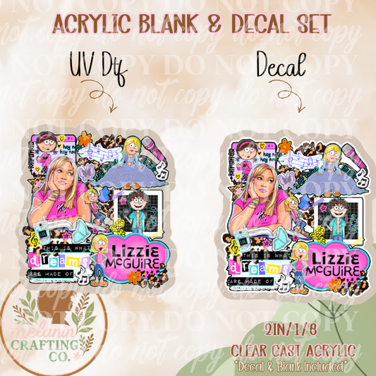 Dreams Are Made Of Y2k Acrylic Blank & Decal