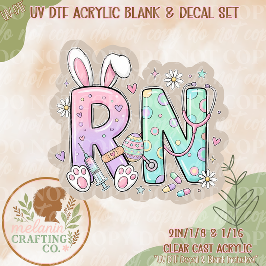 RN Easter UV DTF Acrylic Blank Set