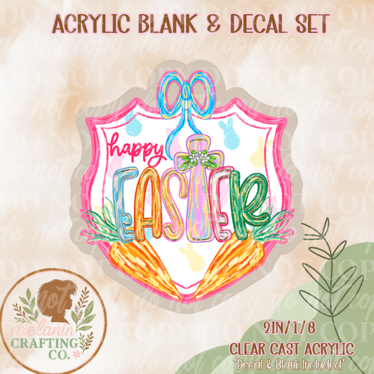 Faith In Bloom Acrylic Blank & Decal Set