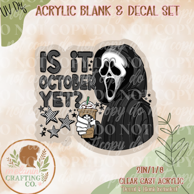 Is It October Yet? UV DTF Acrylic Blank Set