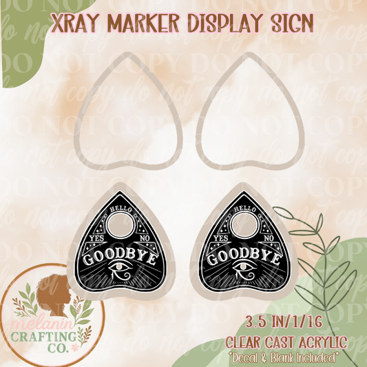 Ouija Board X-Ray Markers (UV Dtf Included)