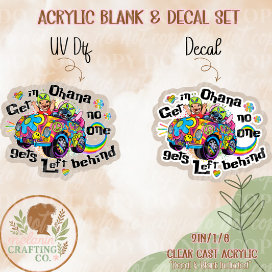 No One Left Behind Acrylic Blank & Decal