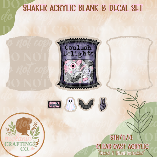 Ghoul Candy Acrylic Blank & Shaker Set