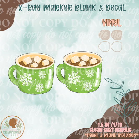 Hot Cocoa X-Ray Markers (Decal Included)
